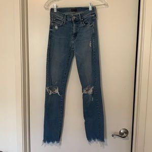 Mother The Rascal Ankle Chew Jeans